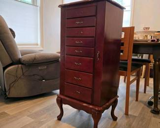 095 jewelryarmoirewithmirroranddrawers
