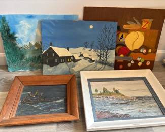 154 collectionoffiveoriginalpaintings