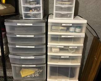 173 whiteplasticdrawercraftstorageorgan