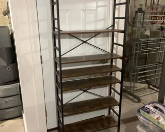 210 industrialmetalandwoodbookshelf