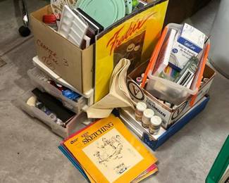223 assortedcraftandpaintingsupplieslot