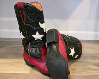 094 starpatternleathercowboyboots