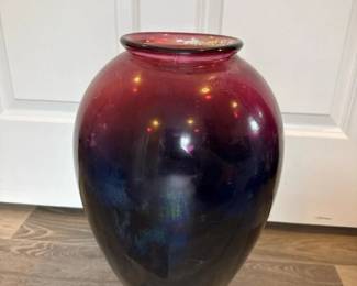 200 spanishiridescentdecorativeglassvase