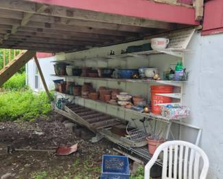 Gardeners and outdoor enthusiasts will enjoy this great selection of terracotta flower pots, ceramic planters, pottery, gardening supplies, outdoor décor, plant stands, seedling trays, and lawn and garden accessories at this Danbury, CT private estate sale. Browse a variety of patio décor, garden containers, rustic outdoor treasures, and unique estate finds perfect for gardeners, landscapers, home decorators, and DIY enthusiasts. Everything must go!