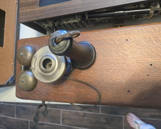 antique wall phone