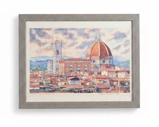 Marco Ramazzotti Firenze Il Duomo e Orsanmichele Print
