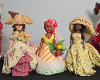 Vintage Caribbean Souvenir Dolls