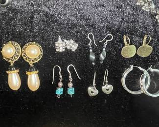 Assorted Vintage Fashion Earrings