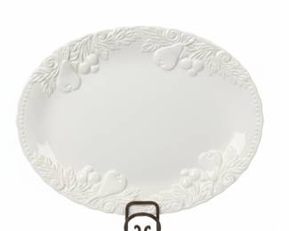 Gibson Designs Fruitful Oval Serving Platter
