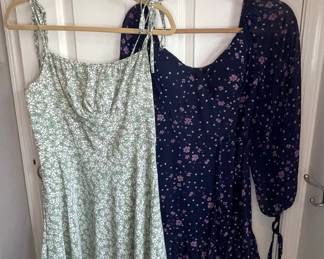 Floral Print Mini Dresses