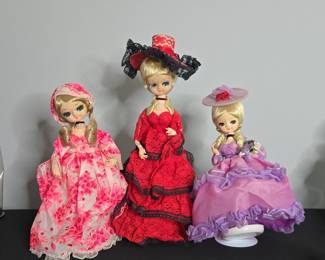 Vintage Big Eye Fashion Dolls