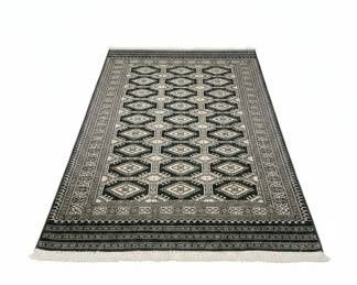 Wool Bokhara Geometric Area Rug