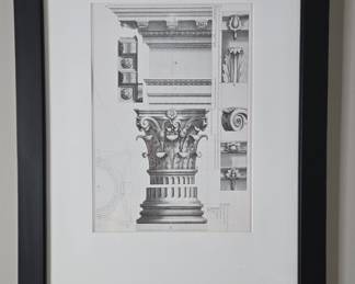 Corinthian Order Architectural Print
