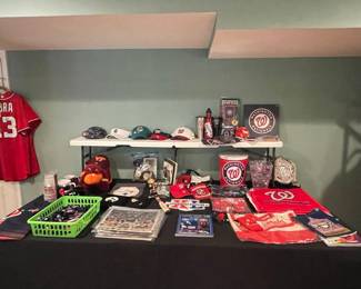 Washington Nationals Assorted Memorabilia Collection with Super Bowl XL Items