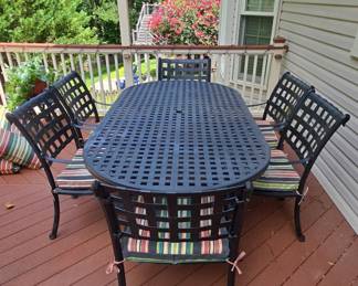 Cast Aluminum Patio Dining Set