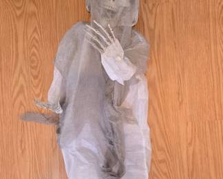 Hanging Skeleton Ghost Decoration