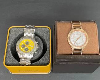 Fossil Speedway Chronograph and Michael Kors Ladies Watch
