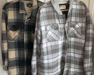 Freedom Foundry and Wrangler Authentics Shirt Jackets