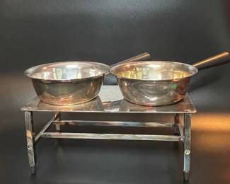 The Sheffield Silver Co. Silver-Plated Chafing Dish