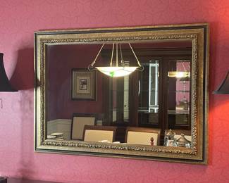 Vintage Ornate Giltwood Wall Mirror