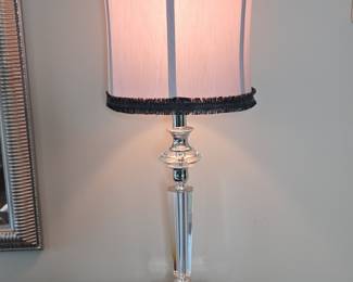 Crystal Column Table Lamp