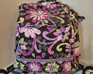 Lot 94: Vera Bradley floral backpack