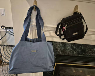 Lot 19: Baggallini Cross body + Blue tote