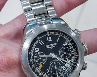 Lot 107: Longines Watch for Andrea Agassi Charity