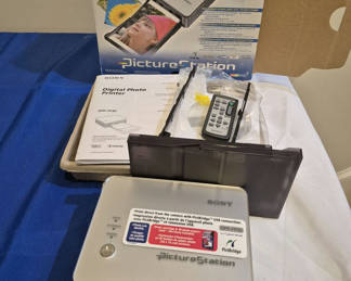 Lot 241: Sony PictureStation DPP-FP30 Digital Photo Printer with Box and Accessories
