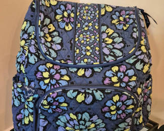 Lot 92: Vera Bradley floral backpack