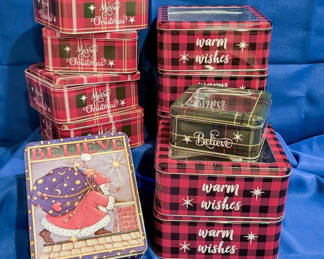 Lot 147: Holiday Cookie Tins