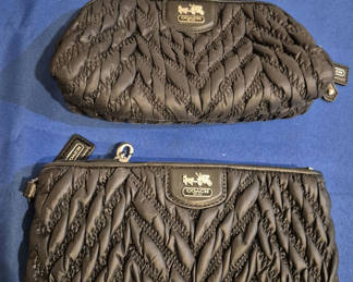 Lot 5: COACH: Two Black Quilted Small Bags