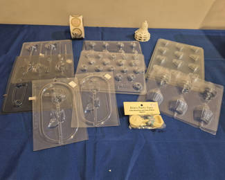 Lot 133: Cake Decorating and Candy Making Molds and Supplies