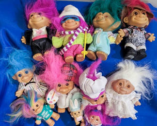 Lot 110: Trolls Dolls Collection Of 11 Different
