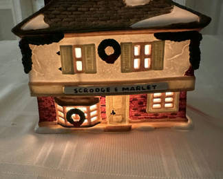 Lot 50: Dickens Village Scrooge & Marley Counting House