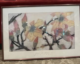 Lot 173: Framed Magnolias XXI Art Print