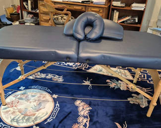 Lot 233: LifeGear Portable Folding Massage Table with Carrying Case