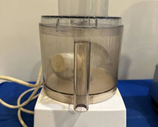 Lot 142: Cuisinart Food Processor with Attachments and Accessories