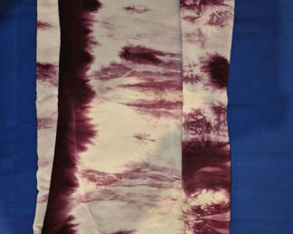 Lot 106: Silk Tie-Dye Scarf