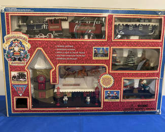 Lot 111: Holiday Nutcracker Express Battery Operated Train Set