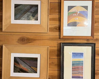 Lot 54: Set of Framed Abstract Art Prints