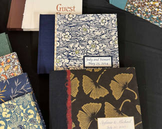Lot 62: Handmade Artisan Guest Books & Journals