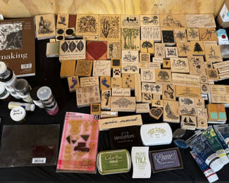 Lot 104: Premium Rubber Stamp & Printmaking Lot