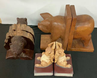 Lot 53: Animal Bookend Collection
