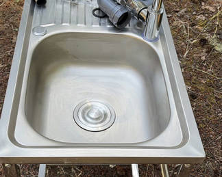 Lot 81: Lightweight Metal Utility Sink Never Used