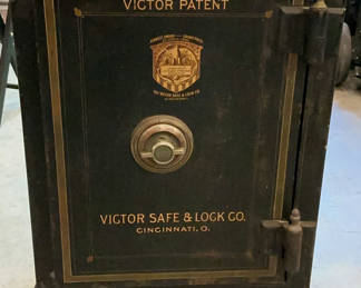 Lot 5: Antique Safe With Keys And Combination