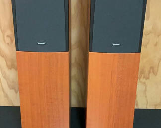 Lot 11: Pair Of Boston Floor Speapkers