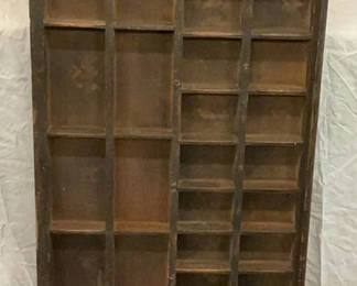 Lot 142: Antique Typeface Tray