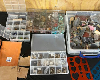 Lot 105:  Lapidary & Jewelry Making Lot 