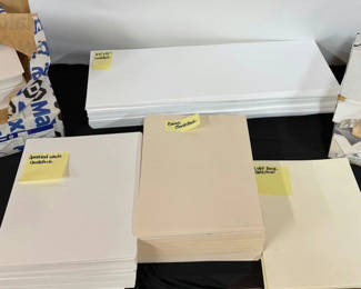 Lot 65: Cardstock and Paper Stock Packs (Matrix Laid Cover and Quantum Opaque)